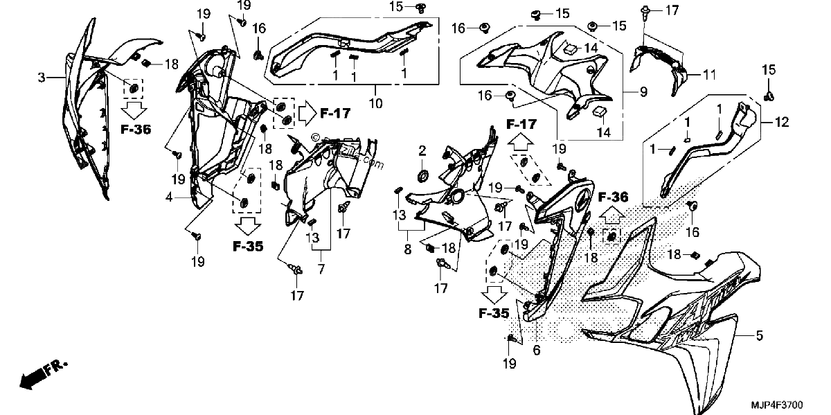 Diagrama de MIDDLE COWL