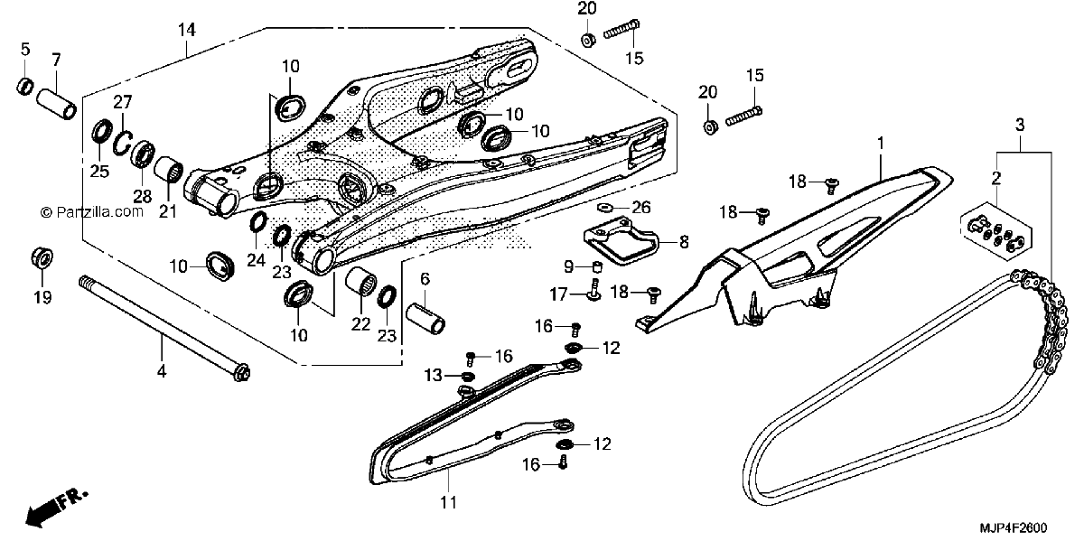 Diagrama de SWINGARM