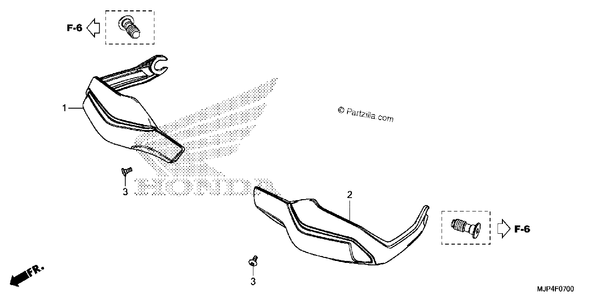 Diagrama de KNUCKLE GUARD
