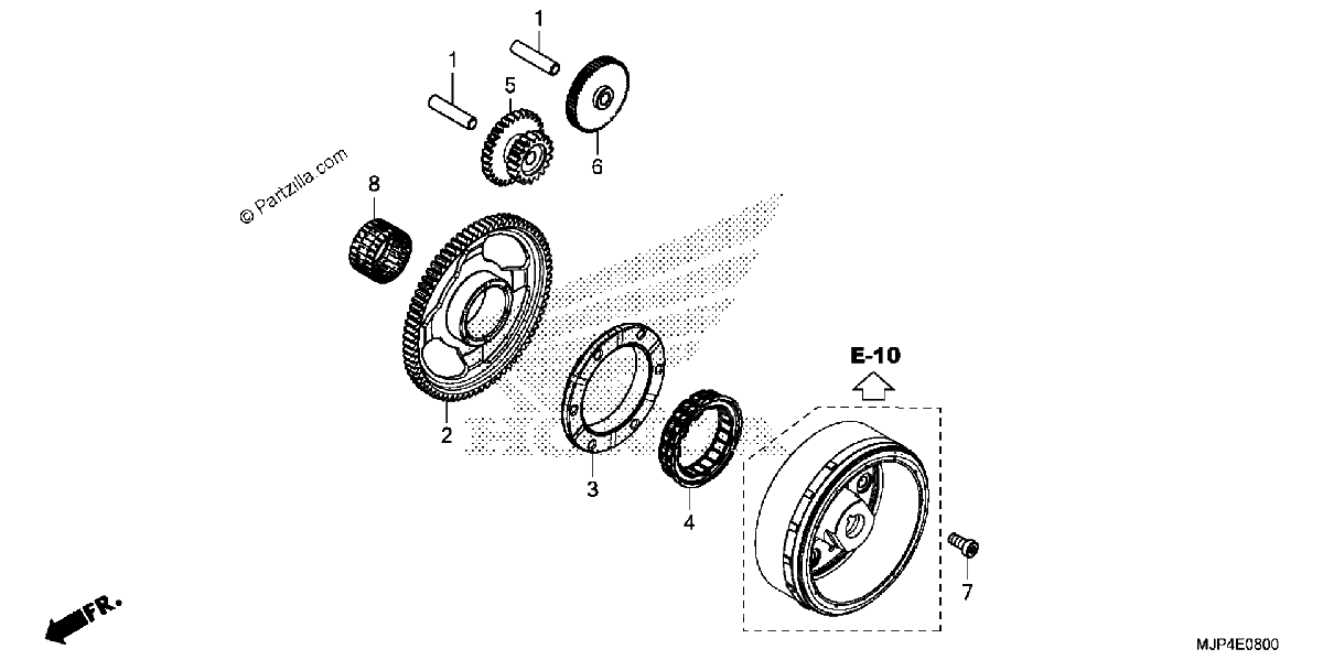 Diagrama de STARTING CLUTCH