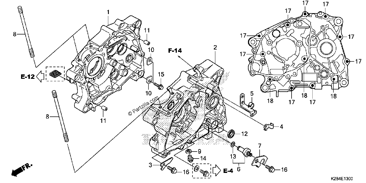 Diagrama de CRANKCASE