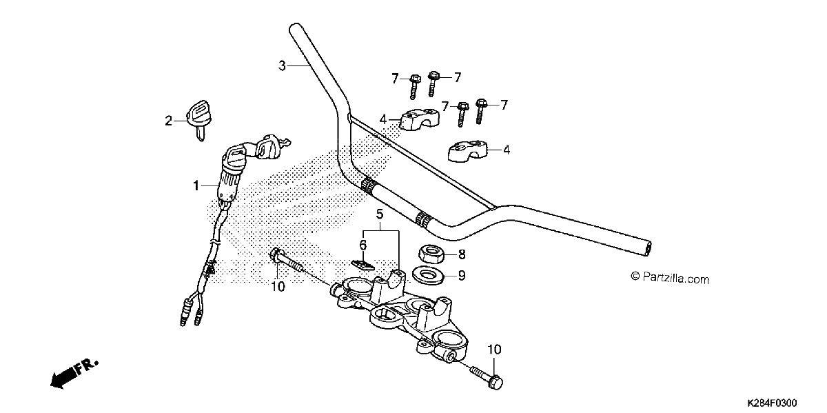 Diagrama de HANDLEBAR