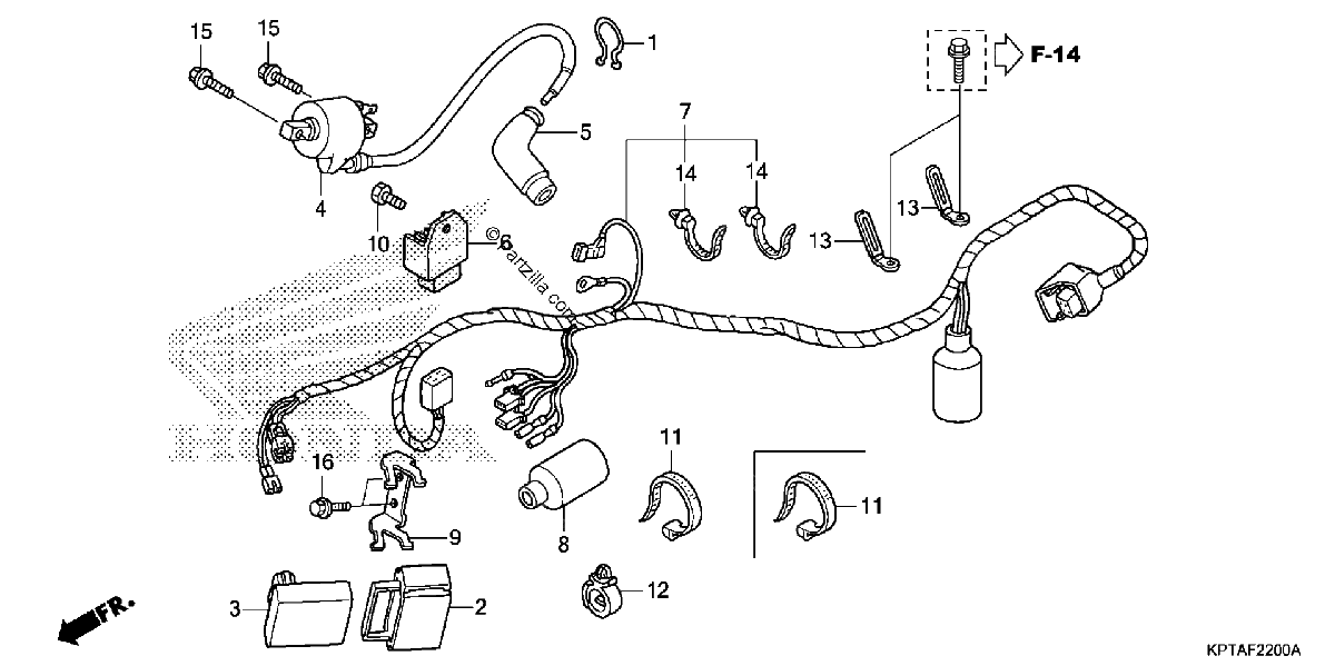 Diagrama de WIRE HARNESS