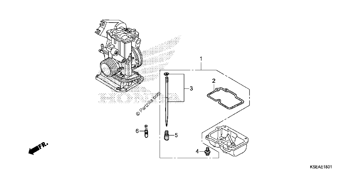 Diagrama de CARBURETOR OPTIONAL KIT