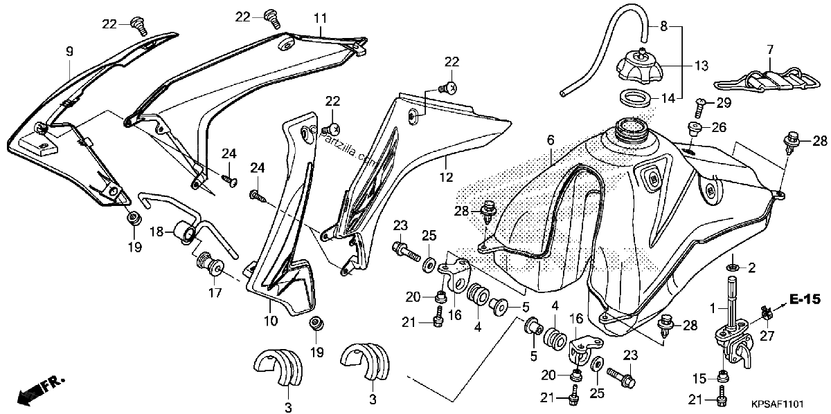 Diagrama de FUEL TANK 2