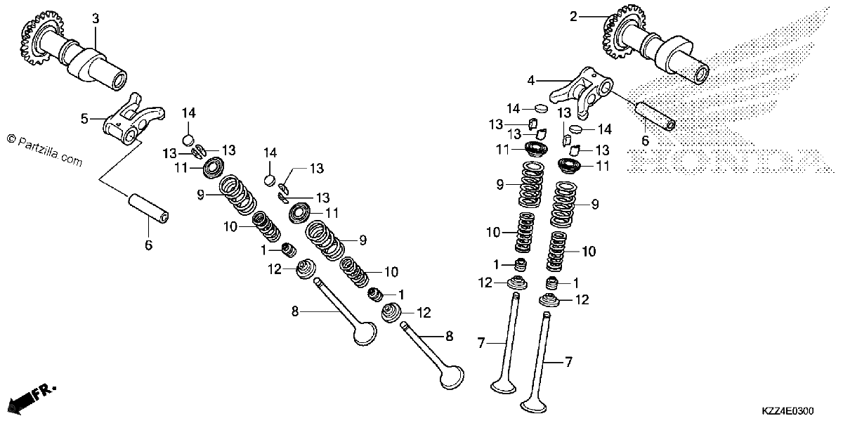 Diagrama de CAMSHAFT VALVE