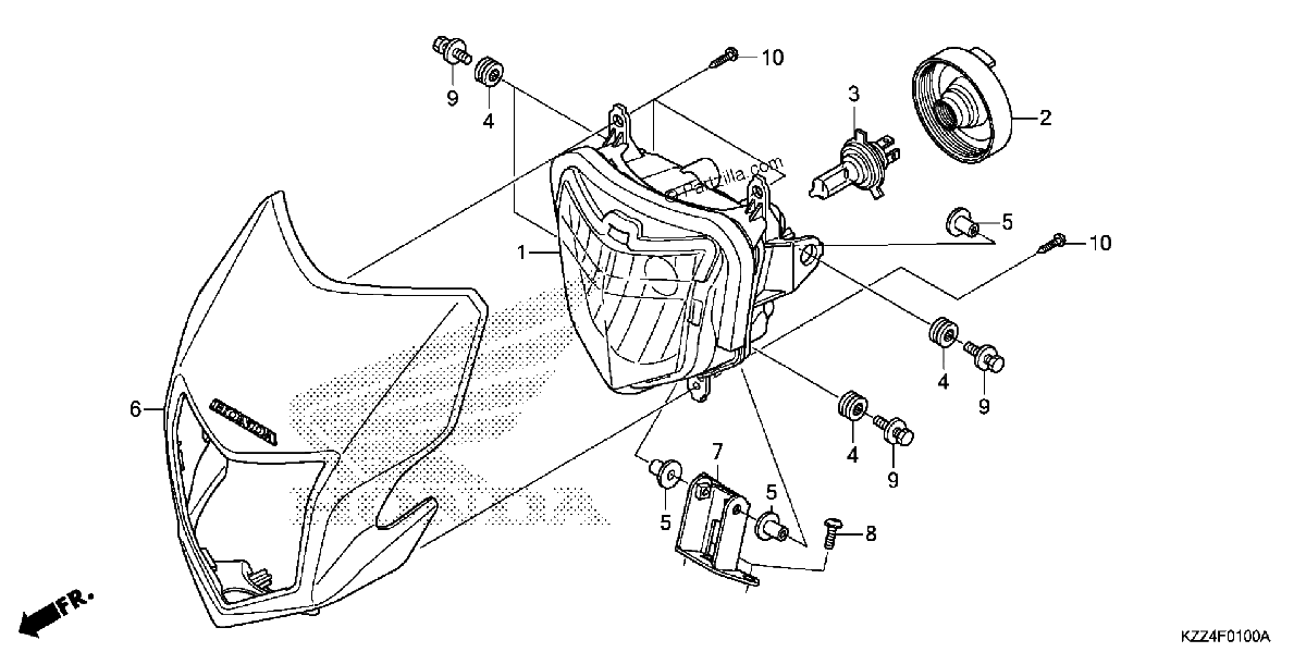 Diagrama de HEADLIGHT