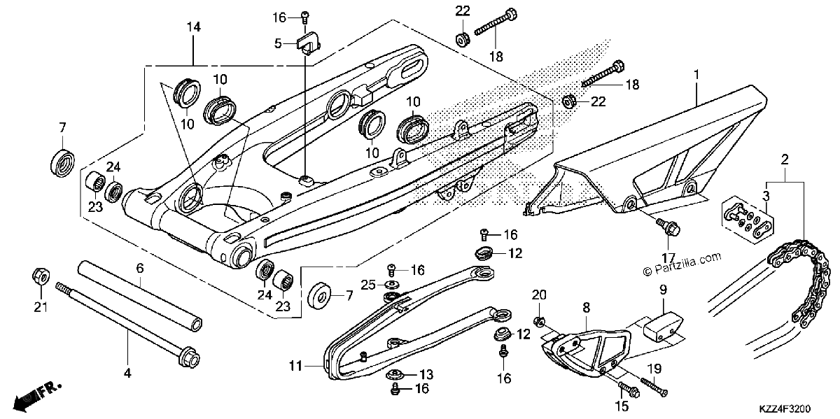 Diagrama de SWINGARM