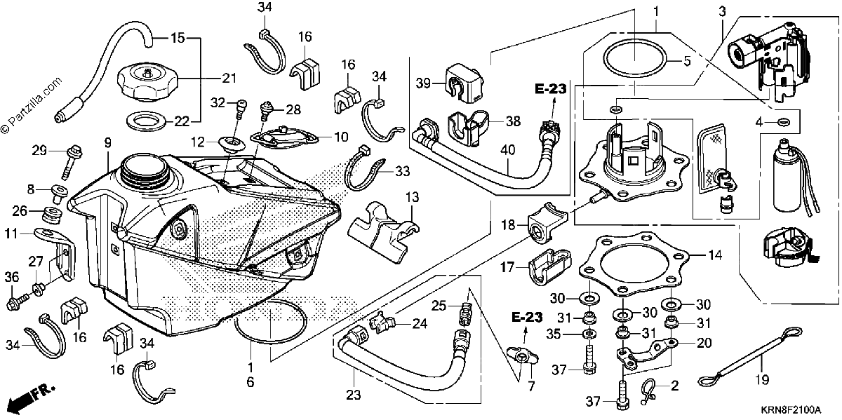 Diagrama de FUEL TANK