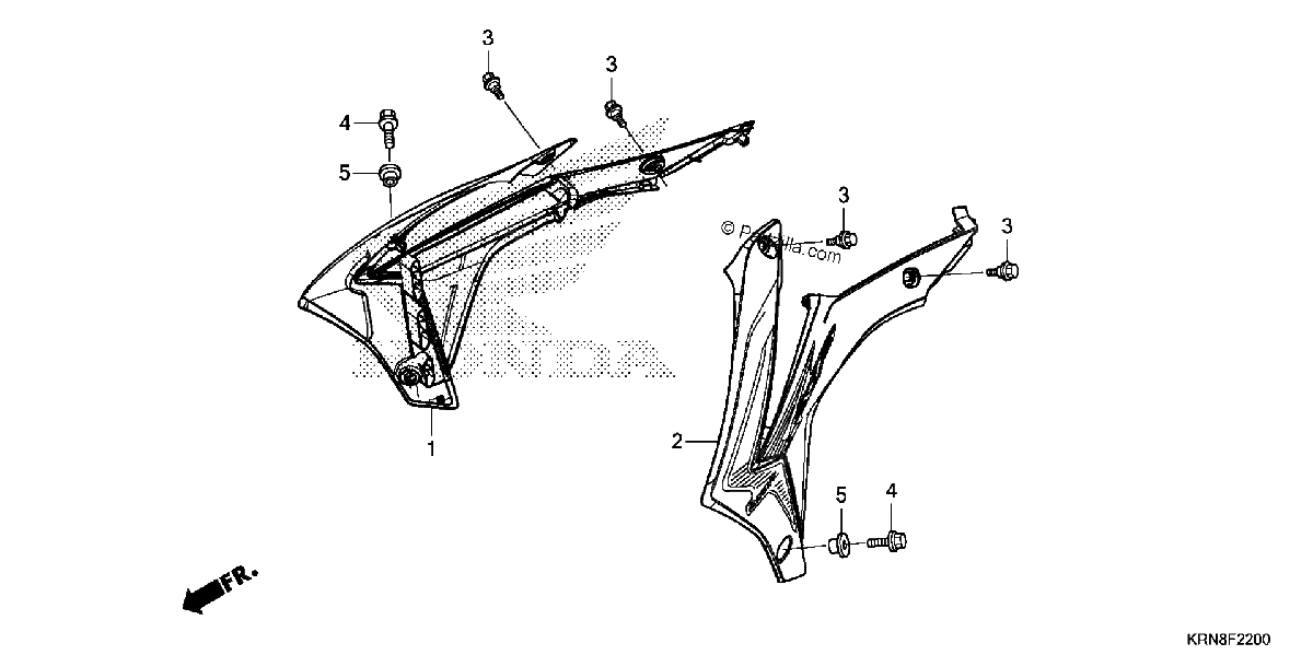 Diagrama de RADIATOR SHROUD