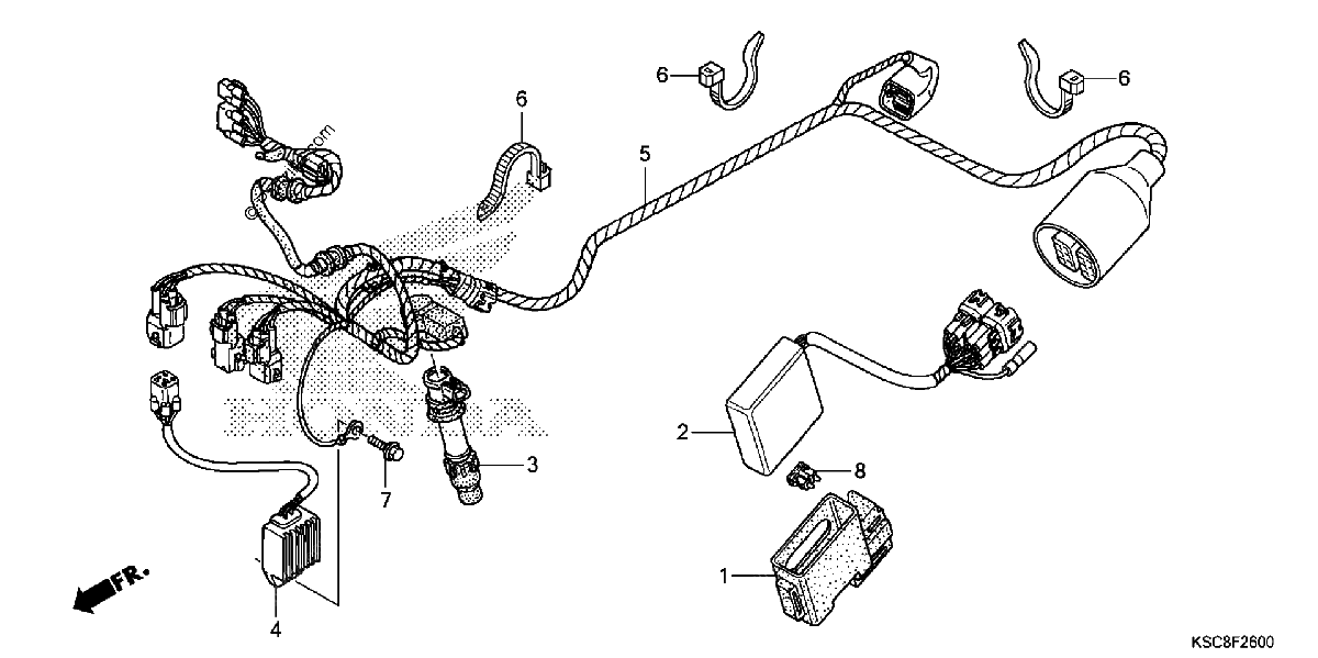 Diagrama de WIRE HARNESS