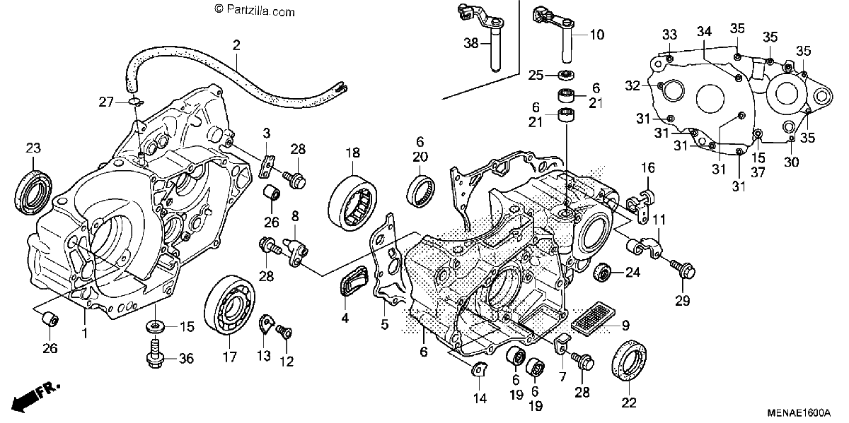 Diagrama de CRANKCASE