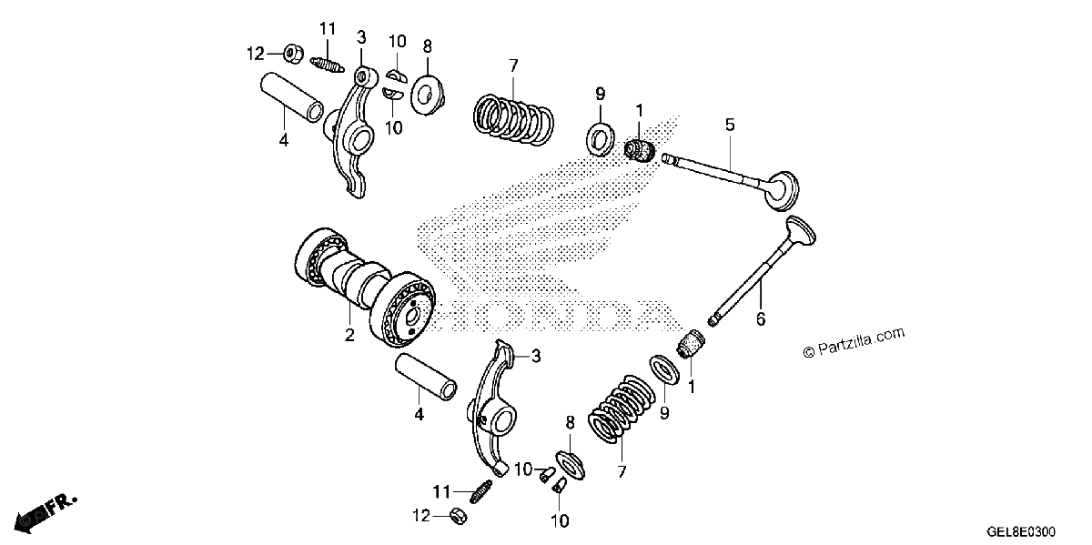 Diagrama de CAMSHAFT VALVE