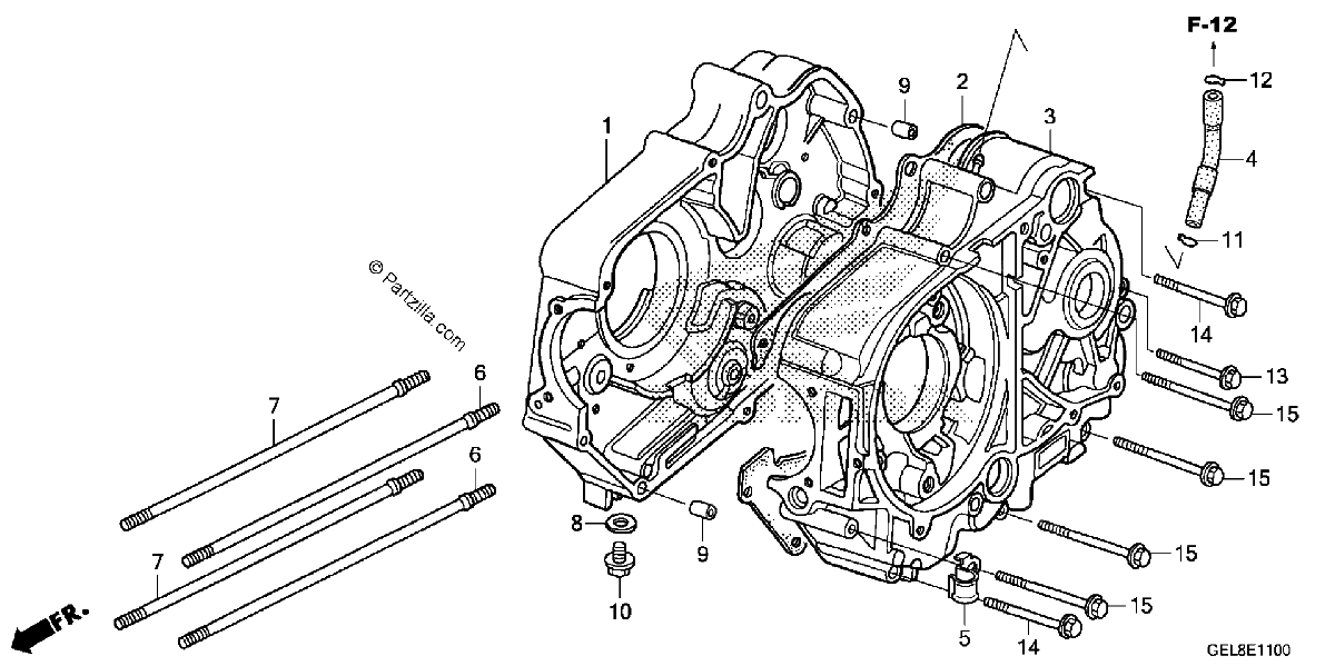 Diagrama de CRANKCASE