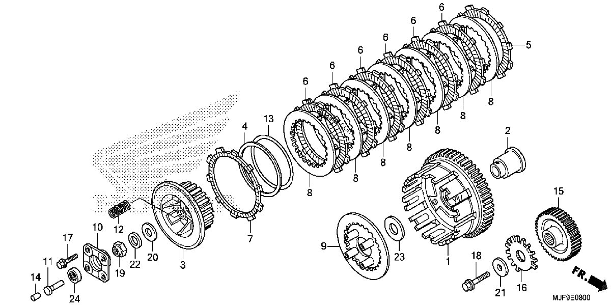 Diagrama de CLUTCH 1