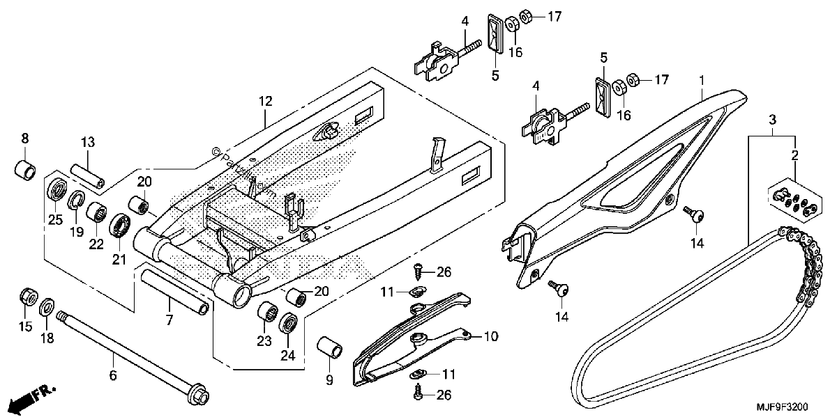 Diagrama de SWINGARM