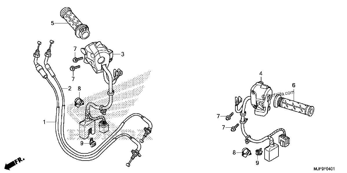 Diagrama de SWITCH CABLE