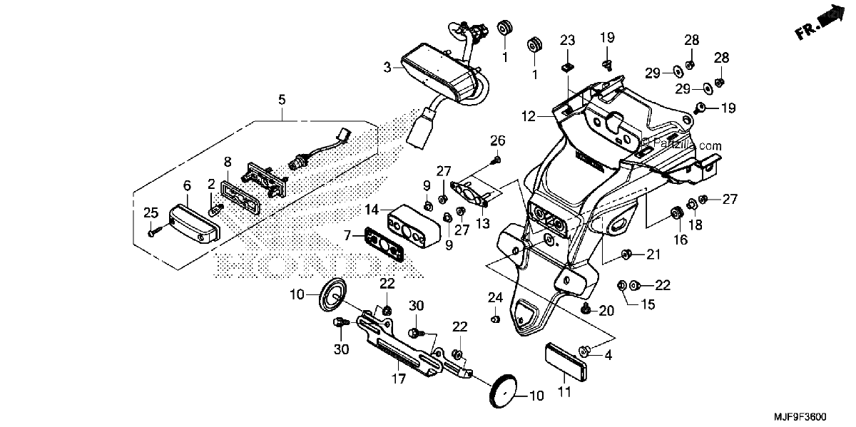 Diagrama de TAILLIGHT