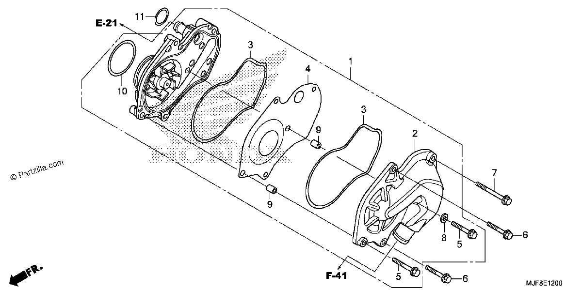 Diagrama de WATER PUMP