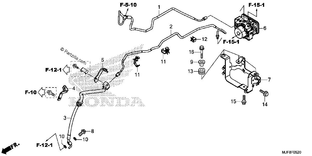 Diagrama de ABS MODULATOR