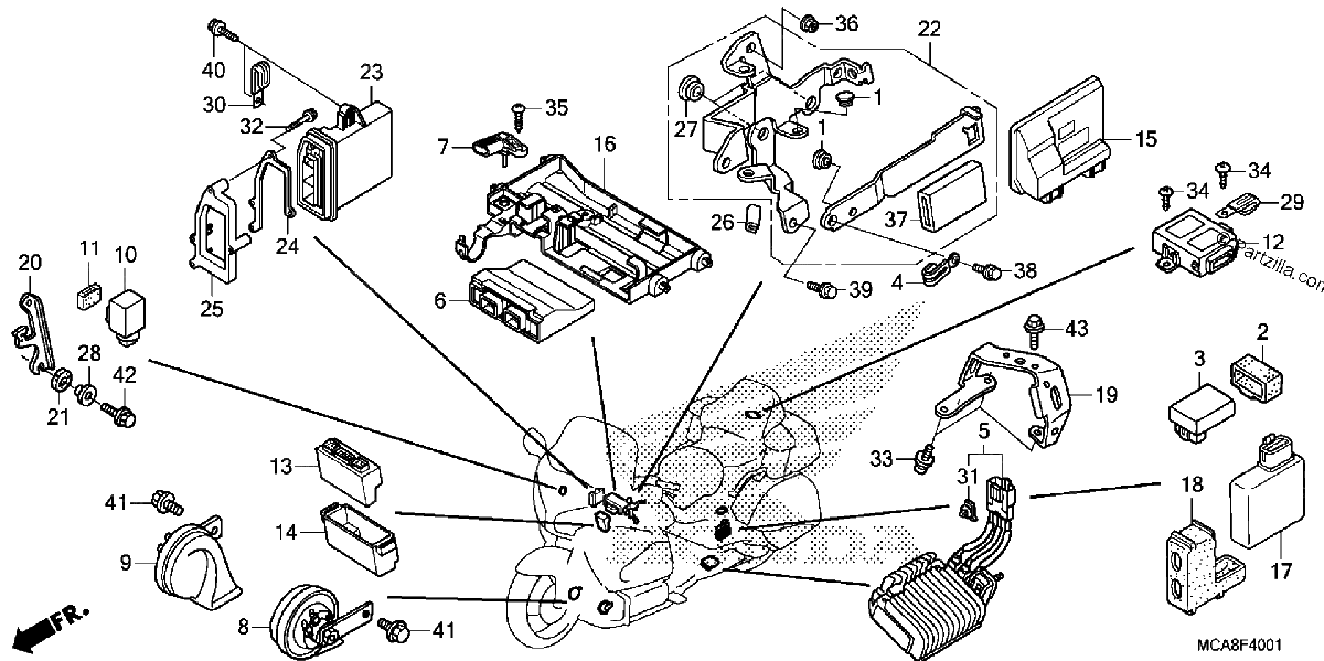 Diagrama de CONTROL UNIT AIRBAG