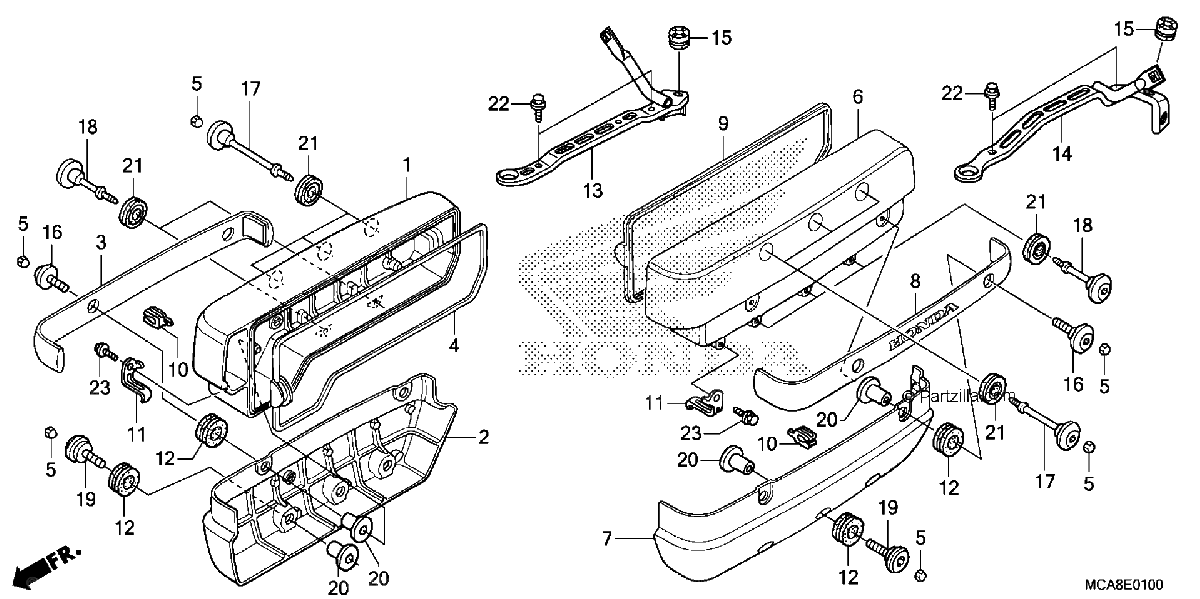 Diagrama de CYLINDER HEAD COVER