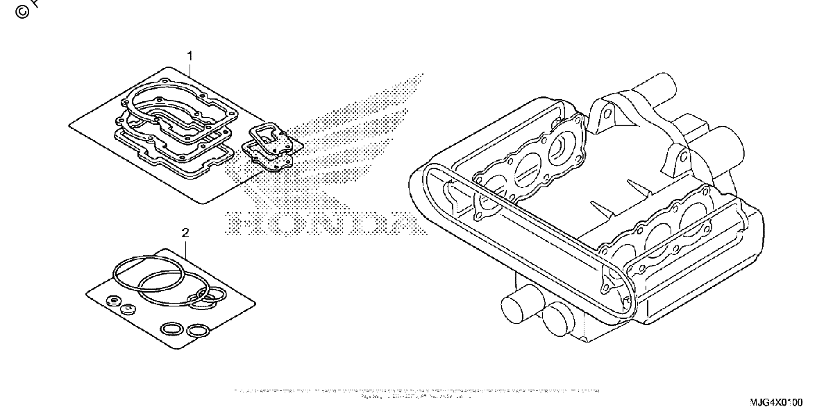 Diagrama de GASKET KIT A