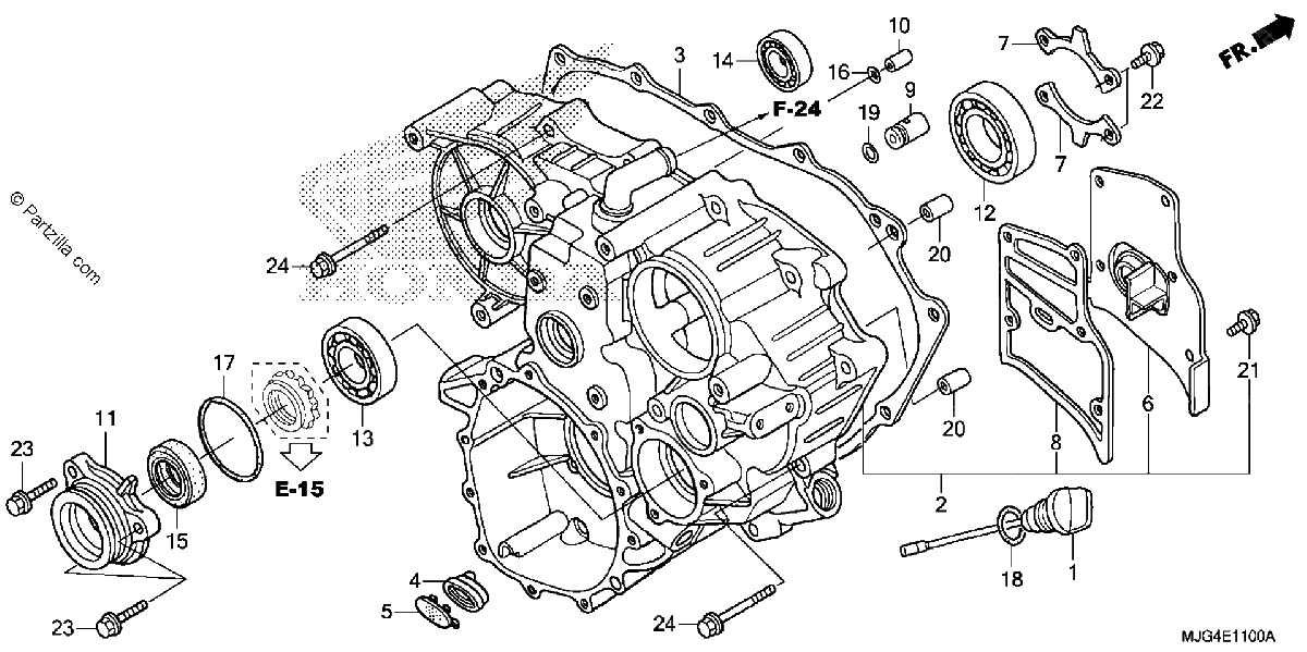Diagrama de REAR CASE
