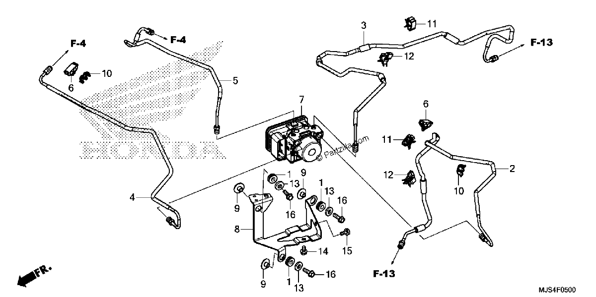 Diagrama de ABS MODULATOR
