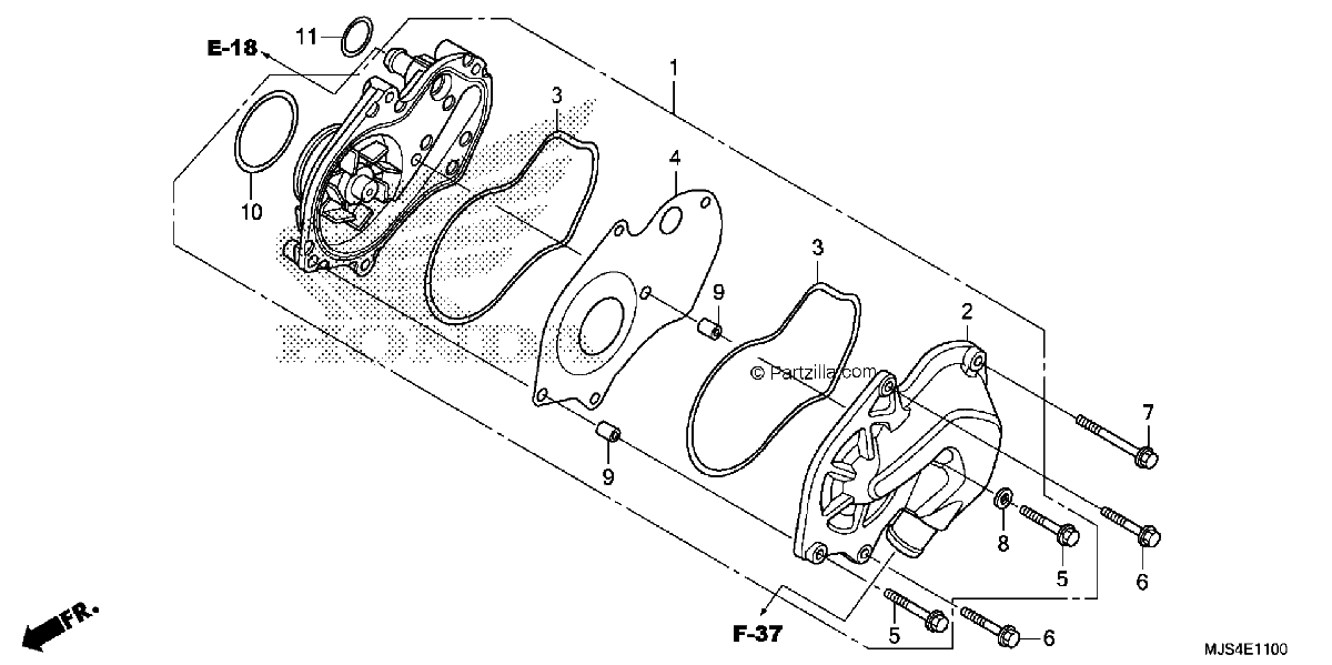 Diagrama de WATER PUMP