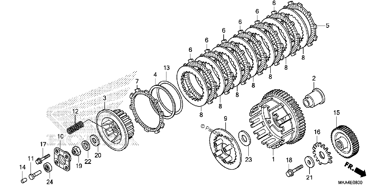Diagrama de CLUTCH 1