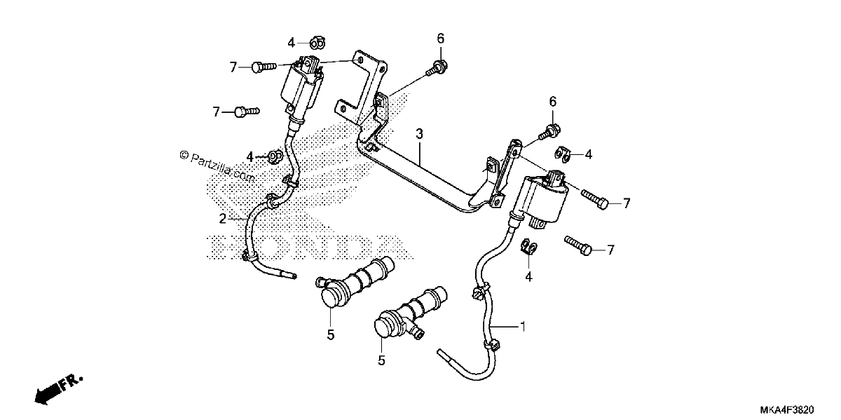 Diagrama de IGNITION COIL