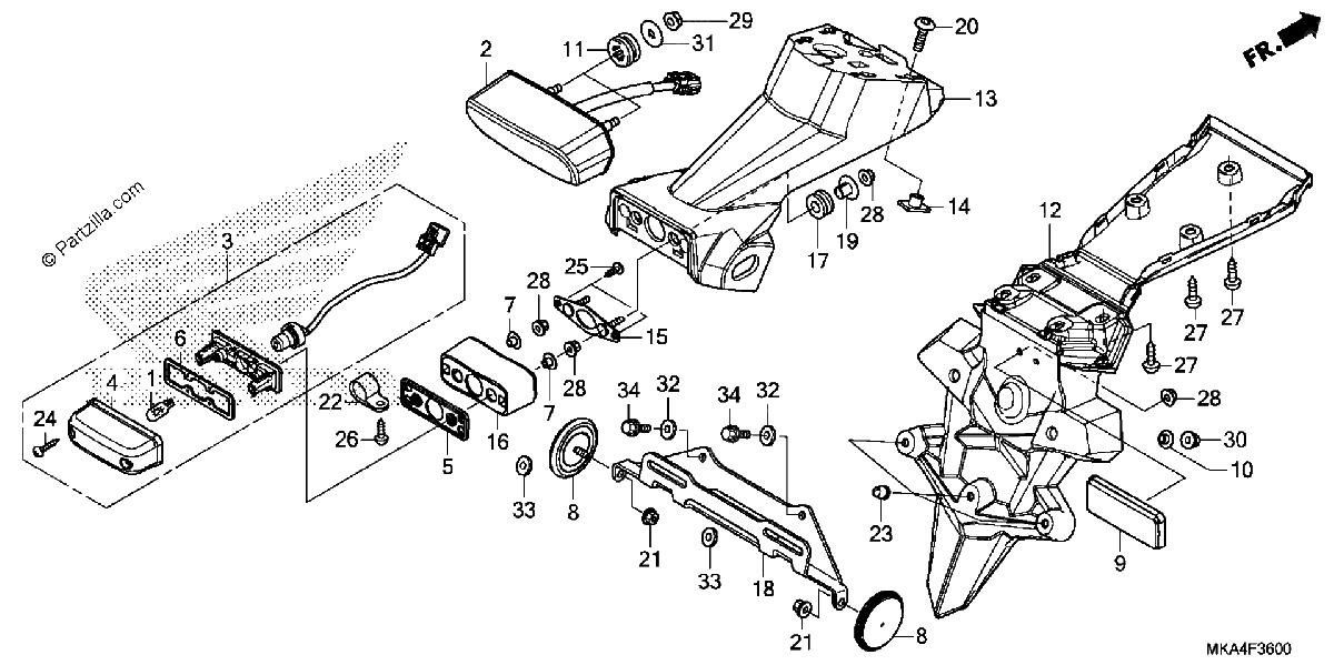Diagrama de TAILLIGHT