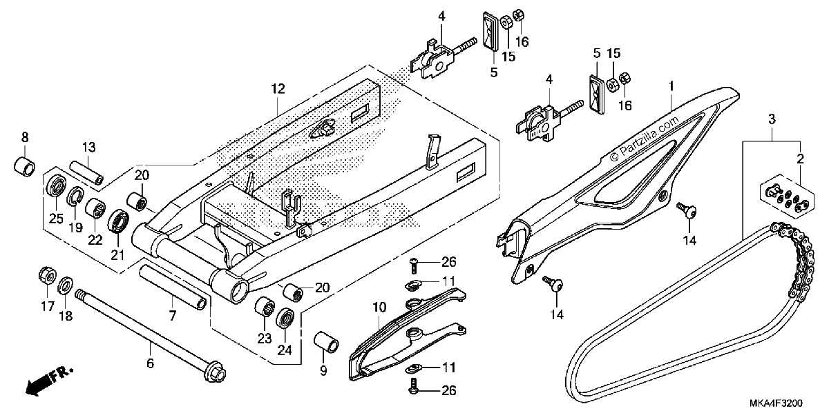 Diagrama de SWINGARM