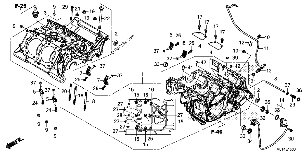 Diagrama de CRANKCASE