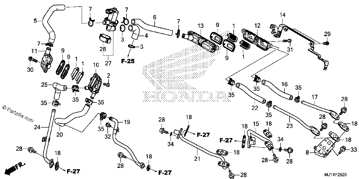 Diagrama de AIR INJECTION CONTROL VALVE
