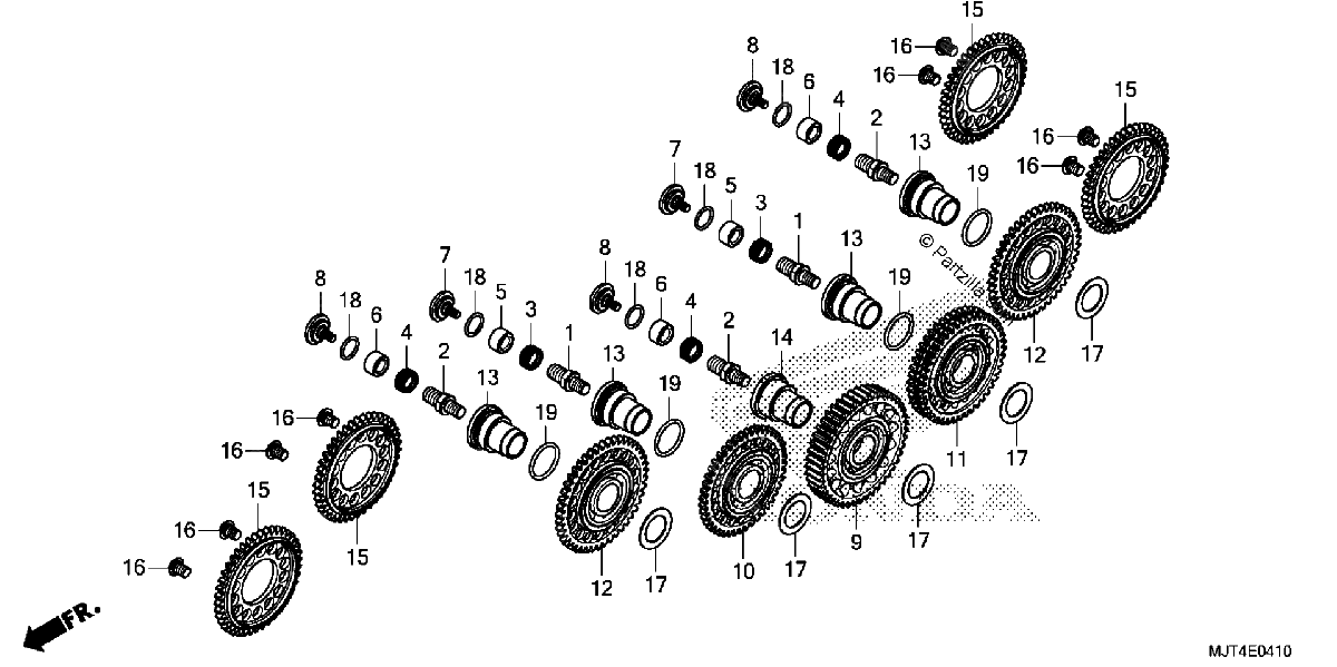 Diagrama de CAM GEAR