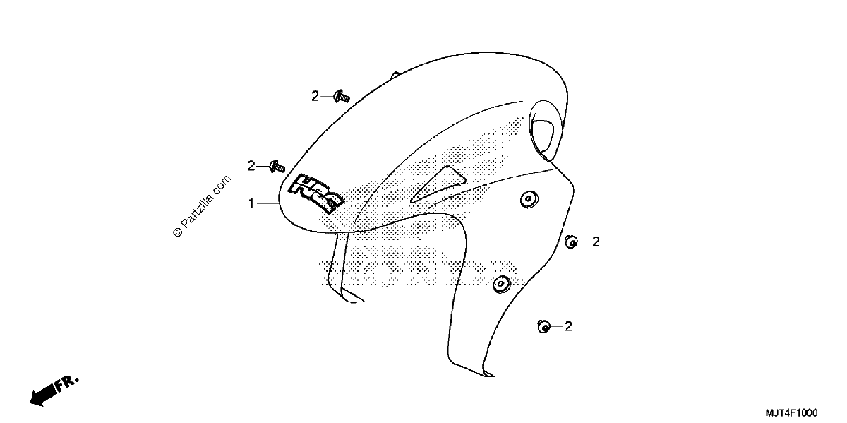 Diagrama de FRONT FENDER