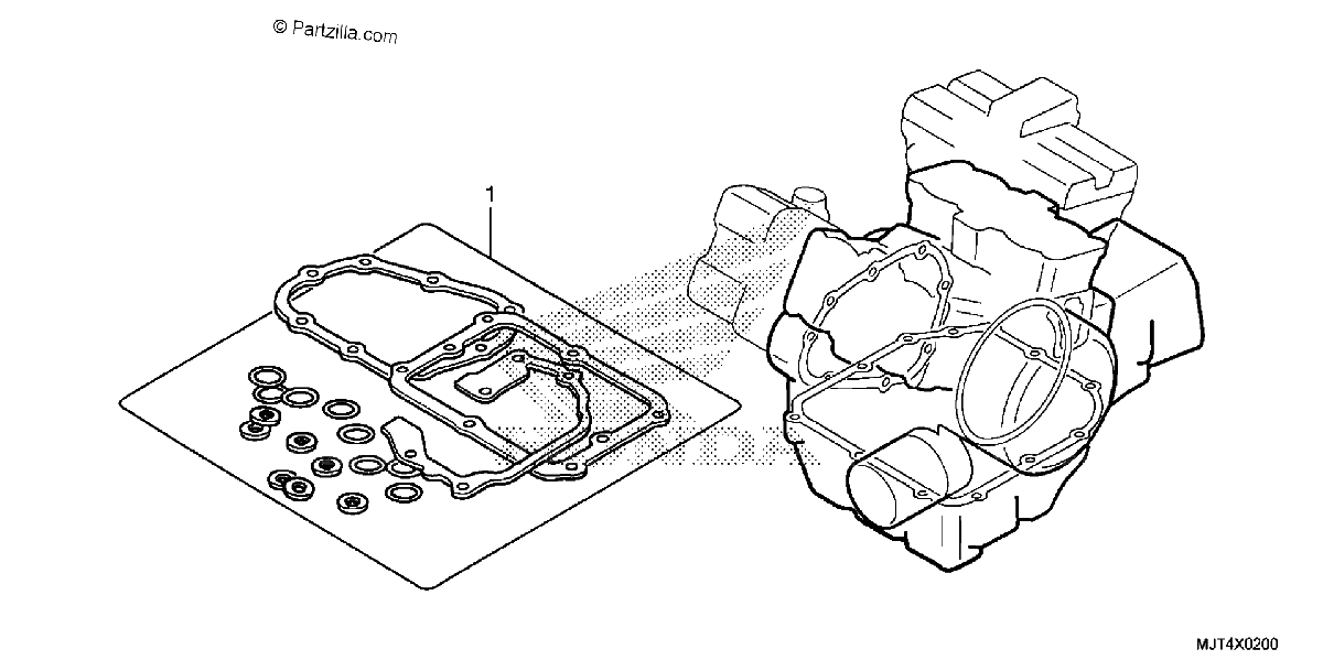 Diagrama de GASKET KIT B