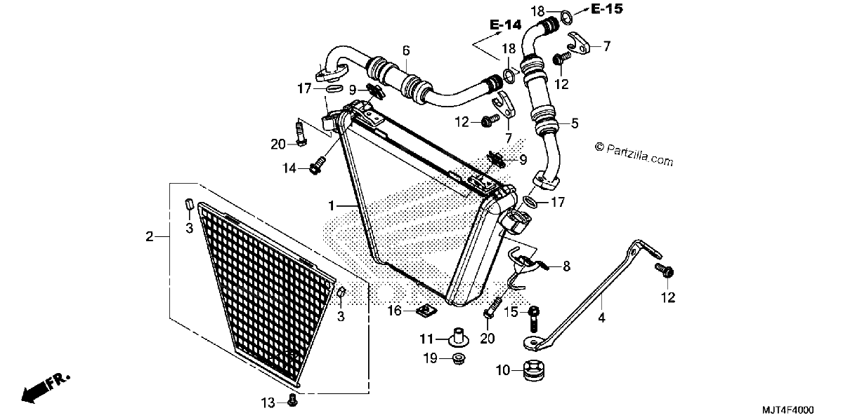 Diagrama de OIL COOLER