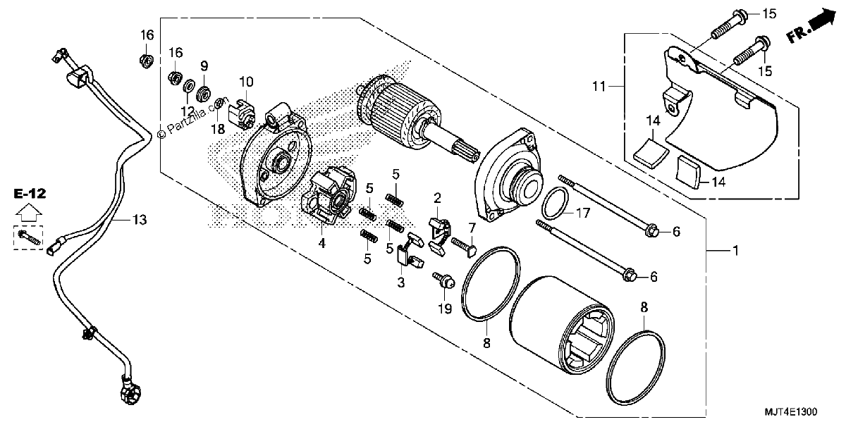 Diagrama de STARTING MOTOR