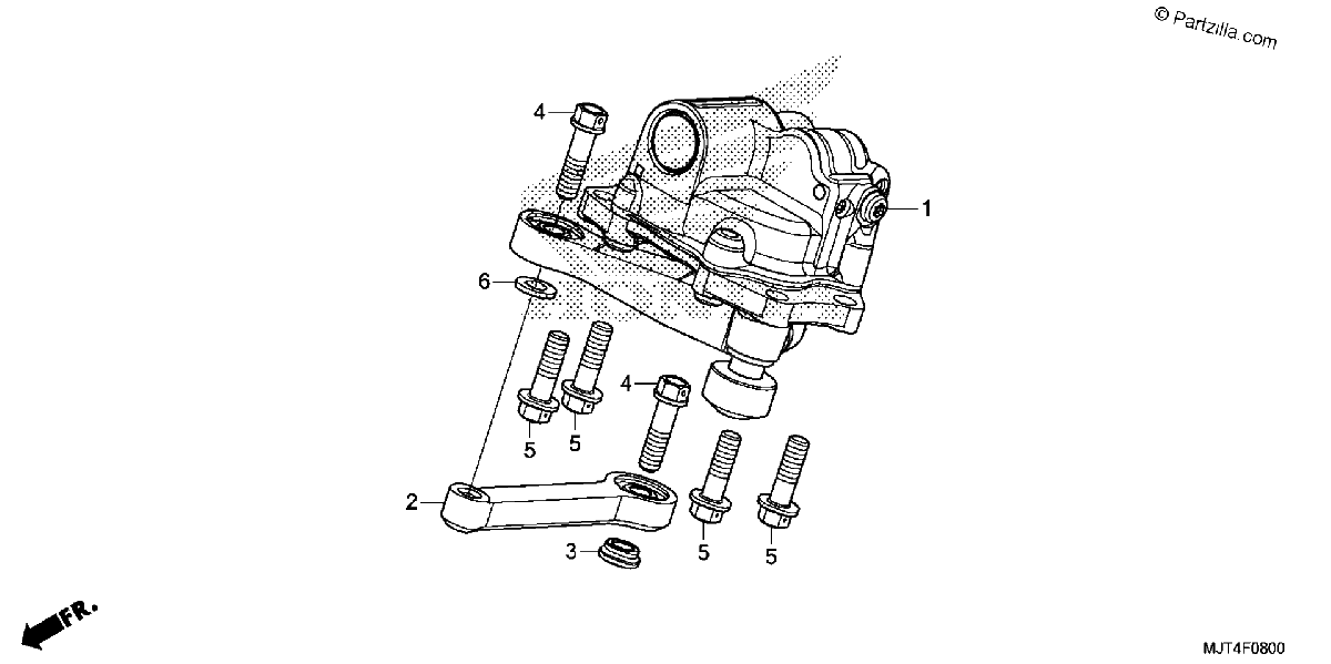 Diagrama de STEERING DAMPER