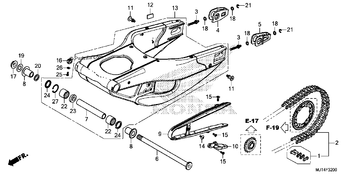 Diagrama de SWINGARM