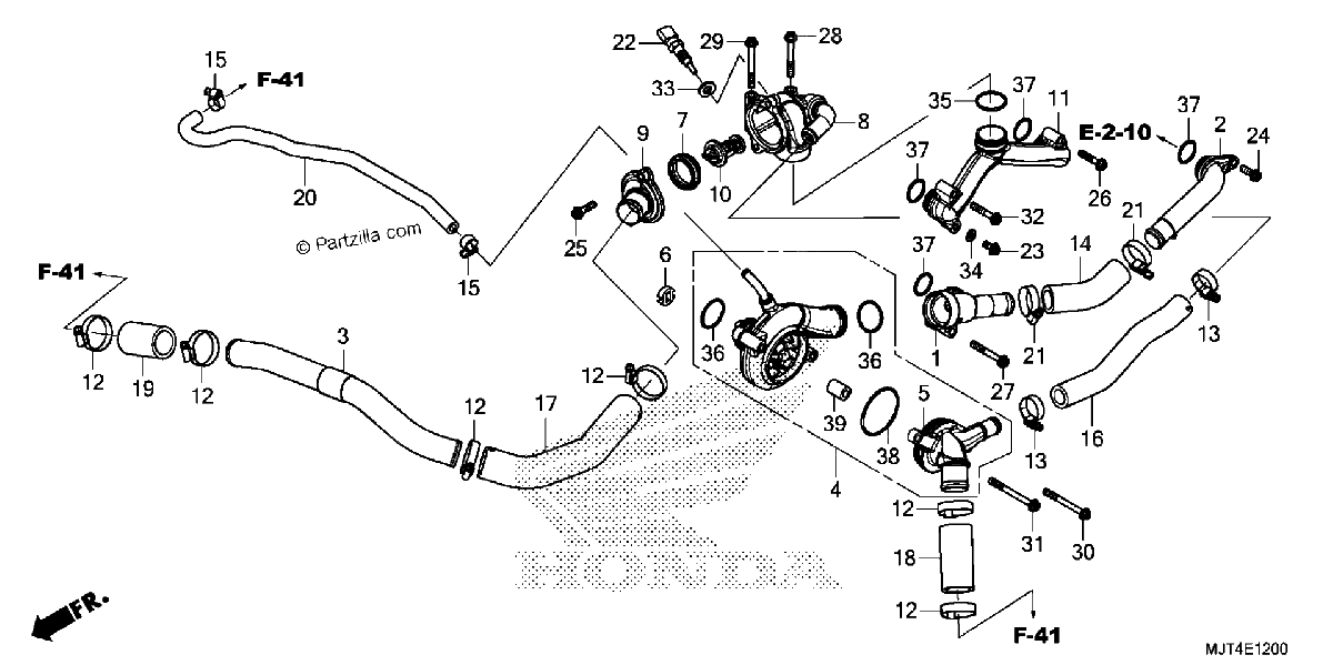 Diagrama de WATER PUMP