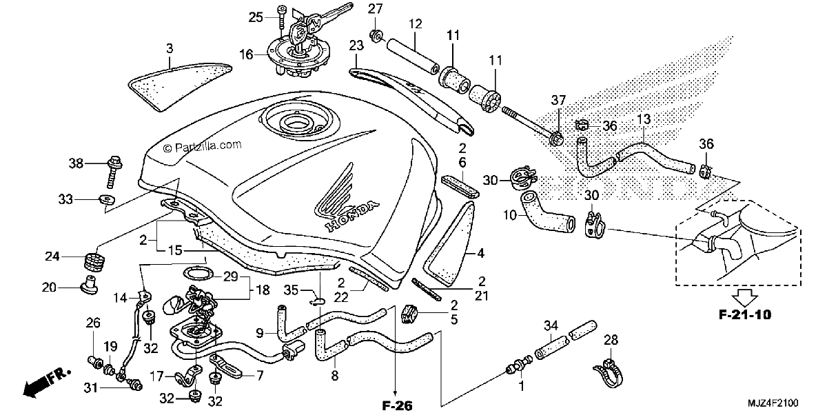 Diagrama de FUEL TANK