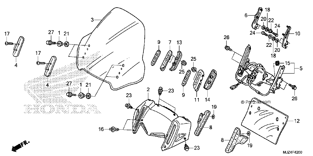 Diagrama de WINDSCREEN