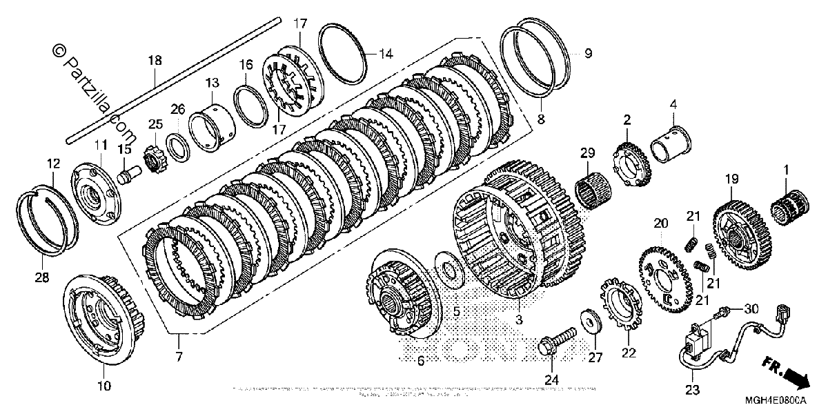 Diagrama de CLUTCH 1