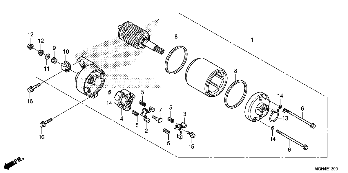 Diagrama de STARTING MOTOR