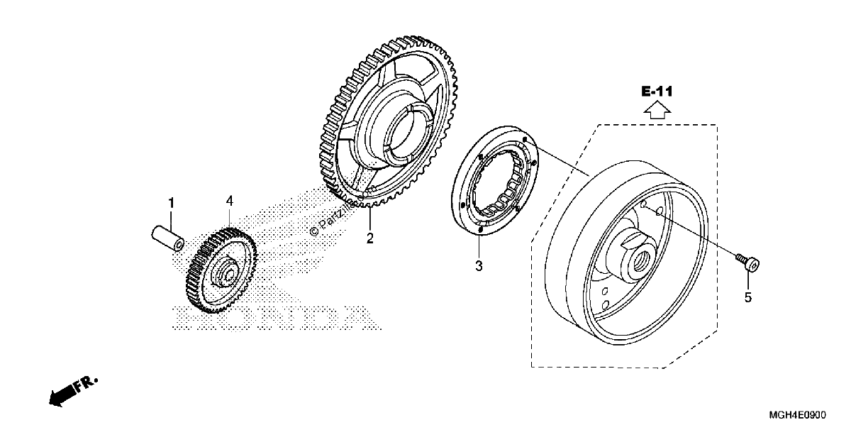 Diagrama de STARTING CLUTCH