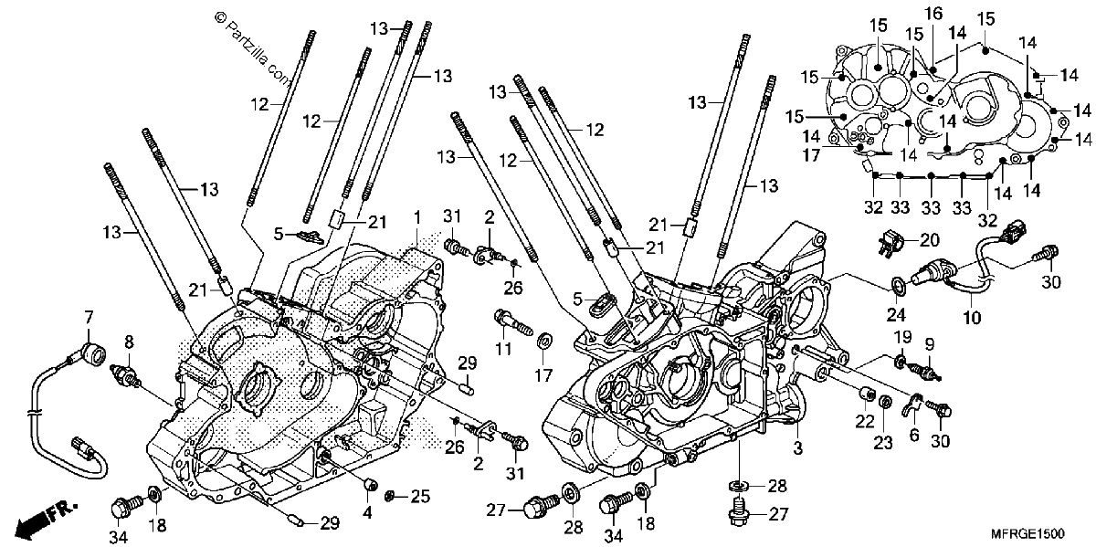 Diagrama de CRANKCASE